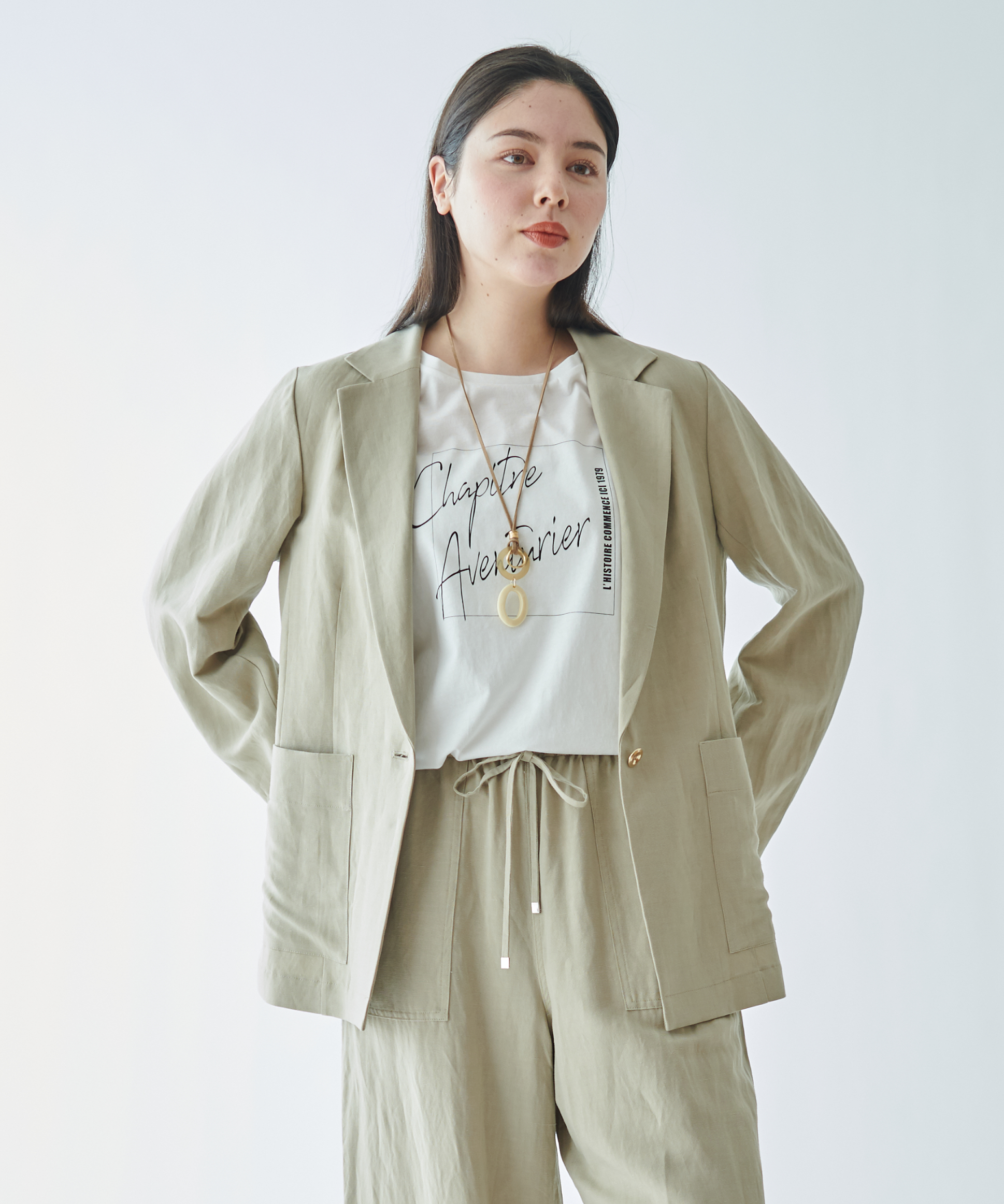 リネンジャケット – FACE SANS FARD リネンジャケット – FACE SANS FARD