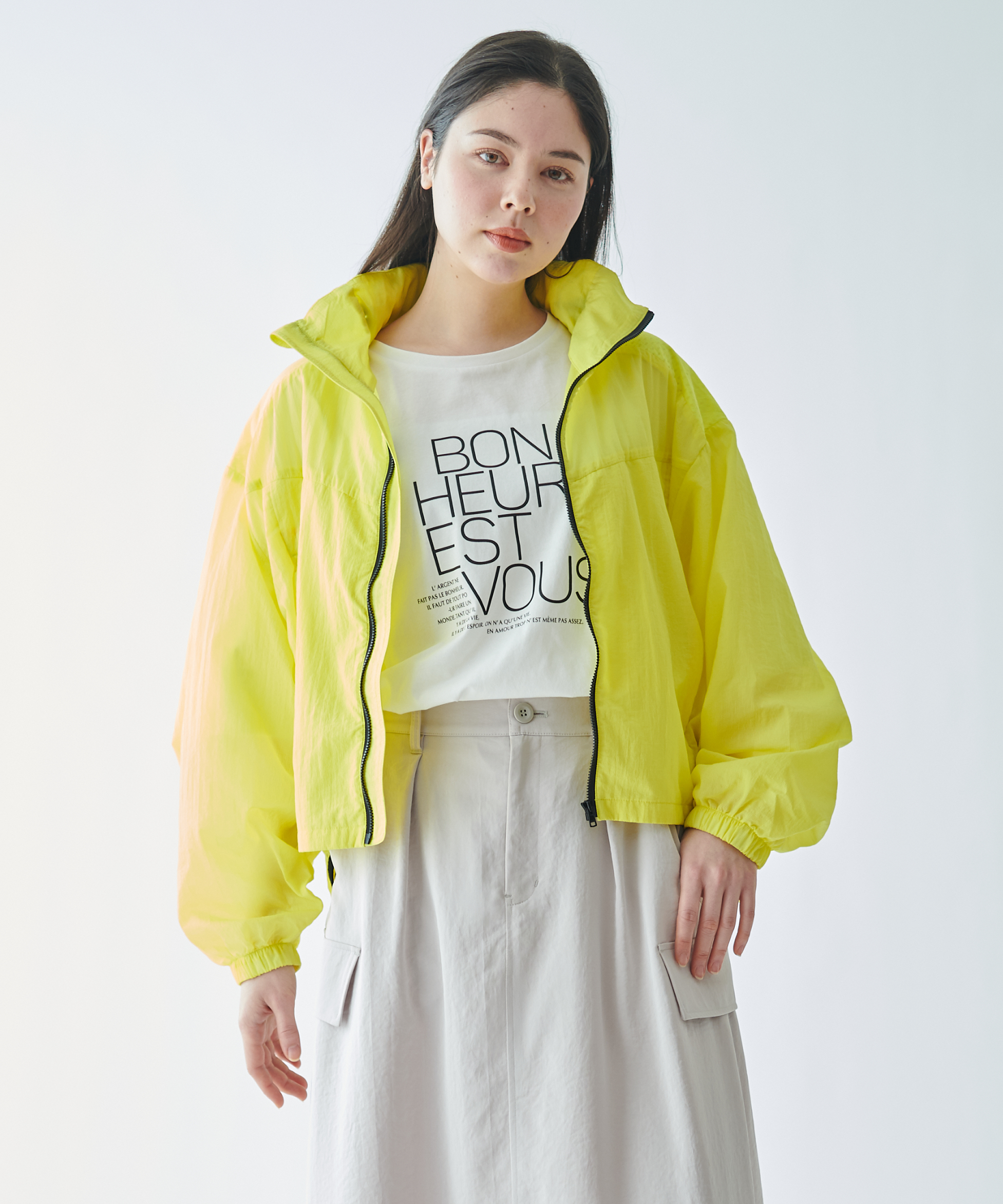 スタンドカラーブルゾン – FACE SANS FARD スタンドカラーブルゾン – FACE SANS FARD