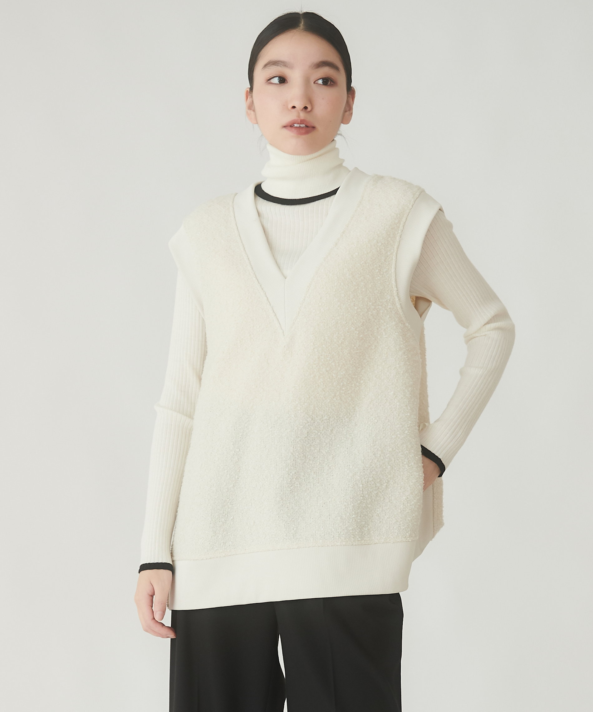 美品✨フェンディ ニットスカート エクストラファインメリノ