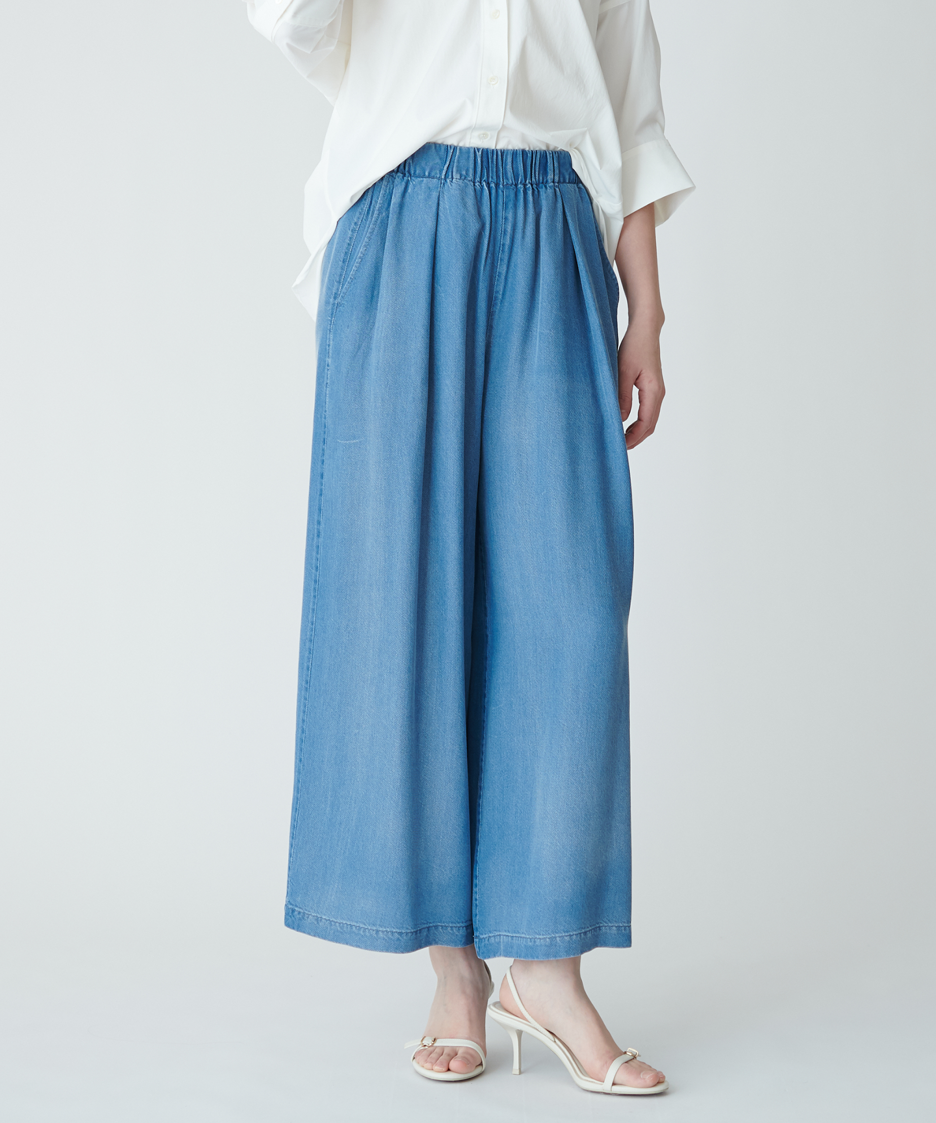 ボリュームデニムワイドパンツ – FACE SANS FARD