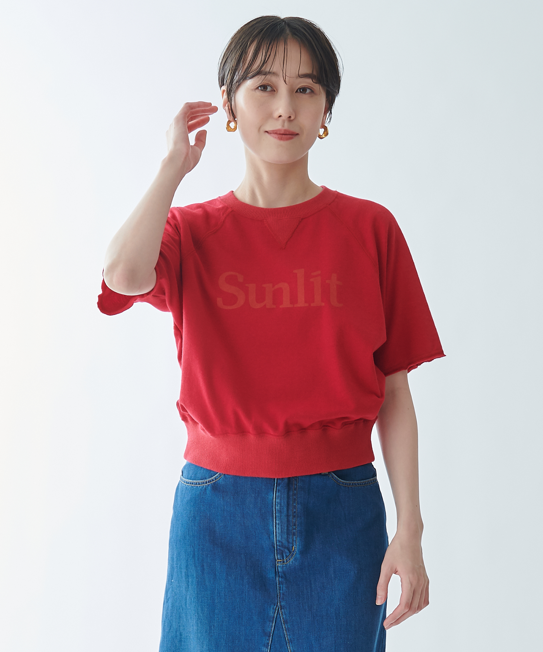 PLEATS PLEAS 長袖ラグラン フレアスリーブ トップス PLEATS PLEAS 長袖ラグラン フレアスリーブ トップス