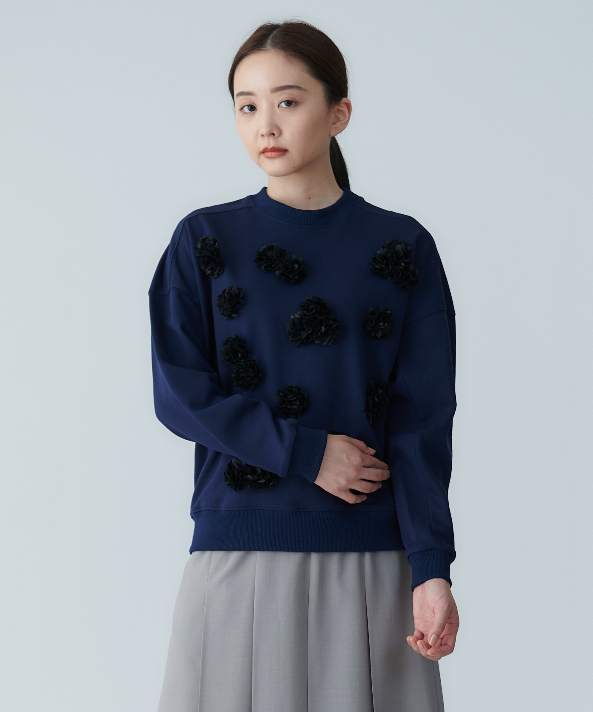 hermann　様 フラワーモチーフデザイントップス – FACE SANS FARD