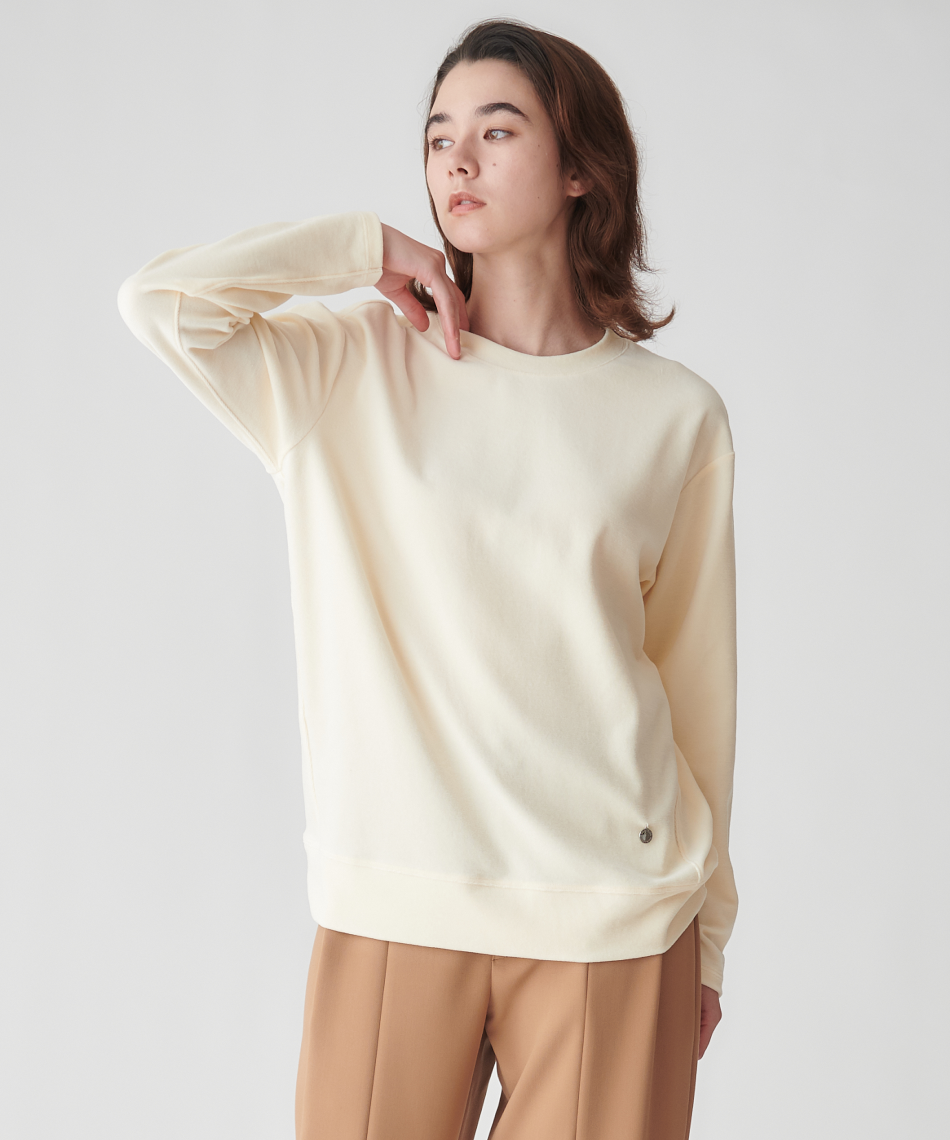 ミドル丈シンプルロンT – FACE SANS FARD