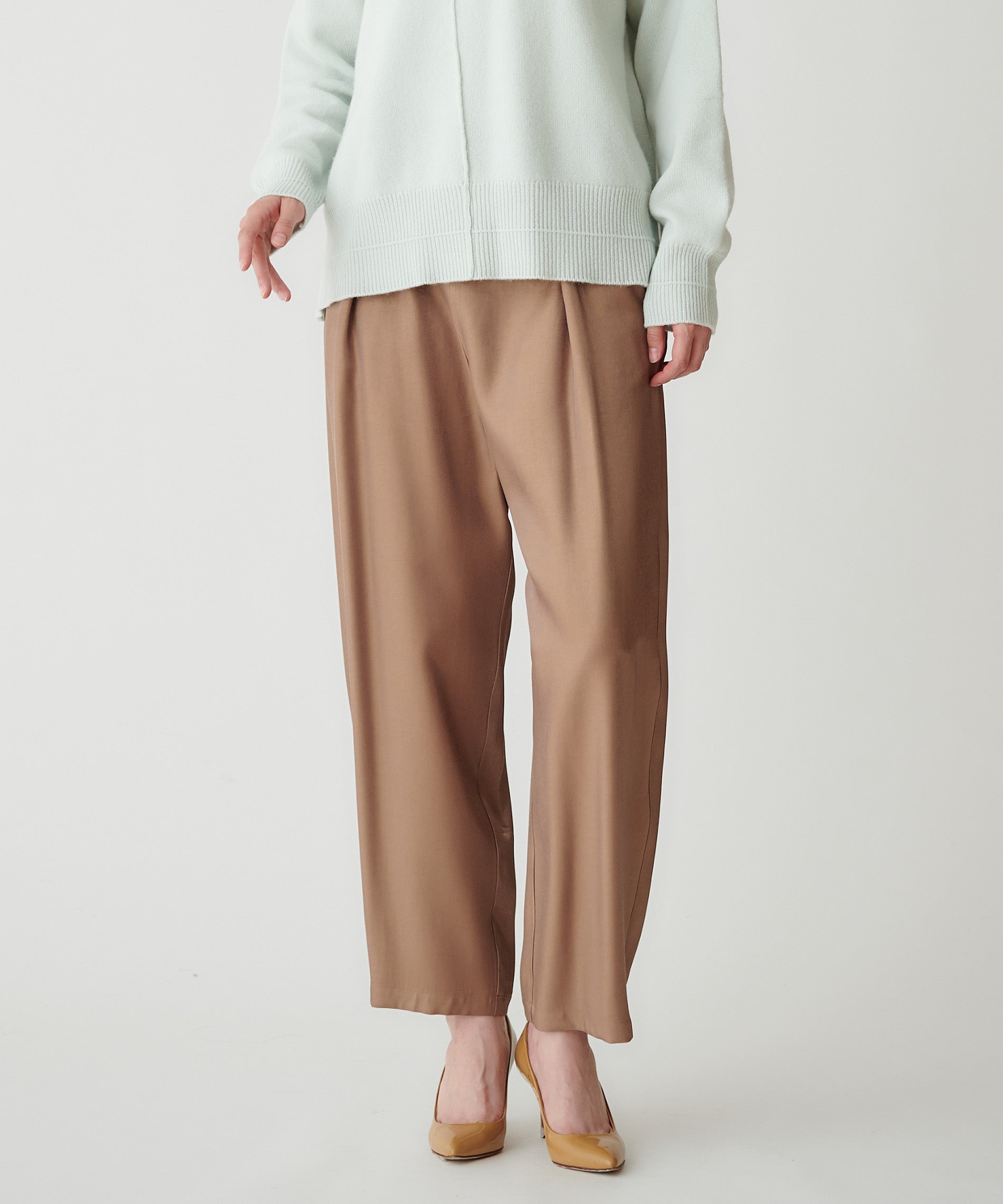 ヴィンテージサテンタックパンツ – FACE SANS FARD