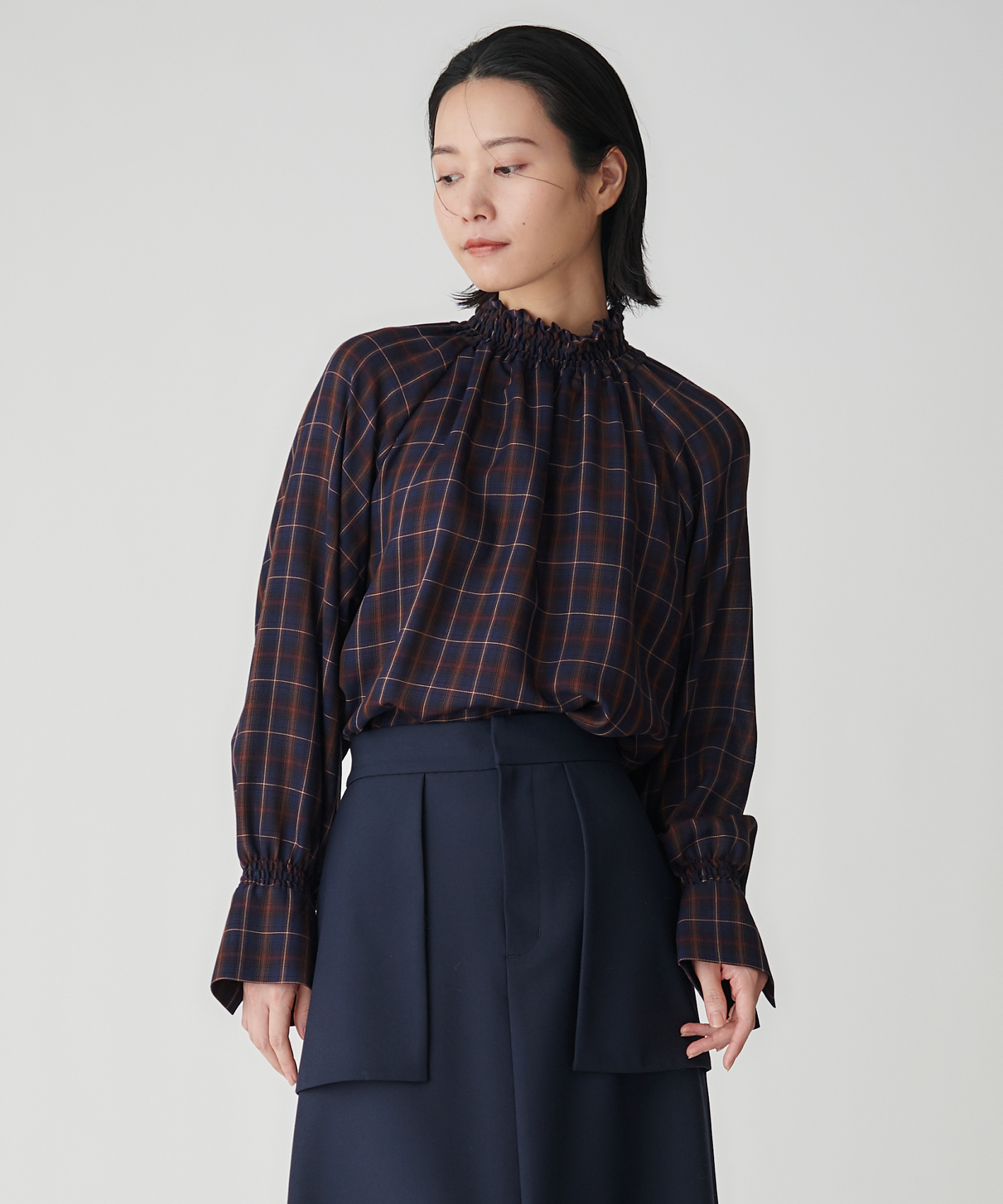 シャーリングブラウス – FACE SANS FARD