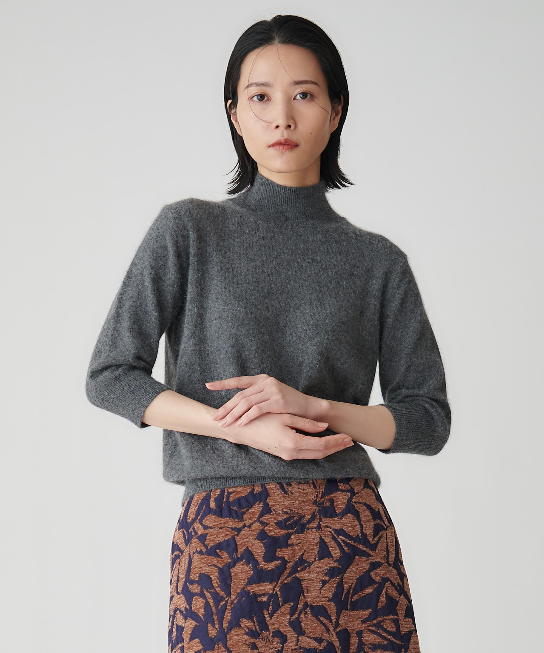 satomin様 ラクーン混ハイネックニット – FACE SANS FARD