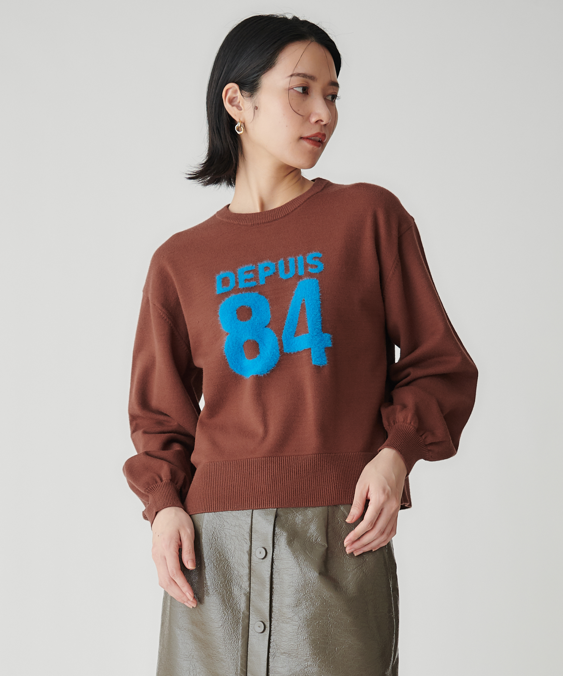 ミンミンです。 ナンバリングニット – FACE SANS FARD