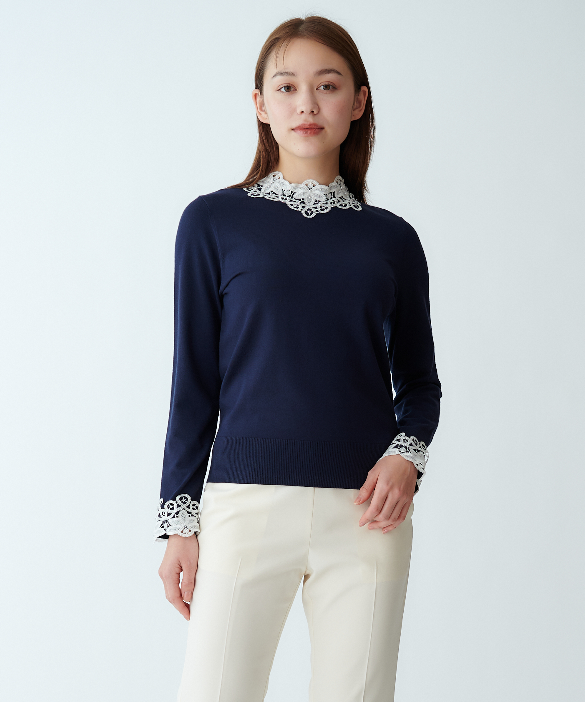 レースドッキングニット – FACE SANS FARD