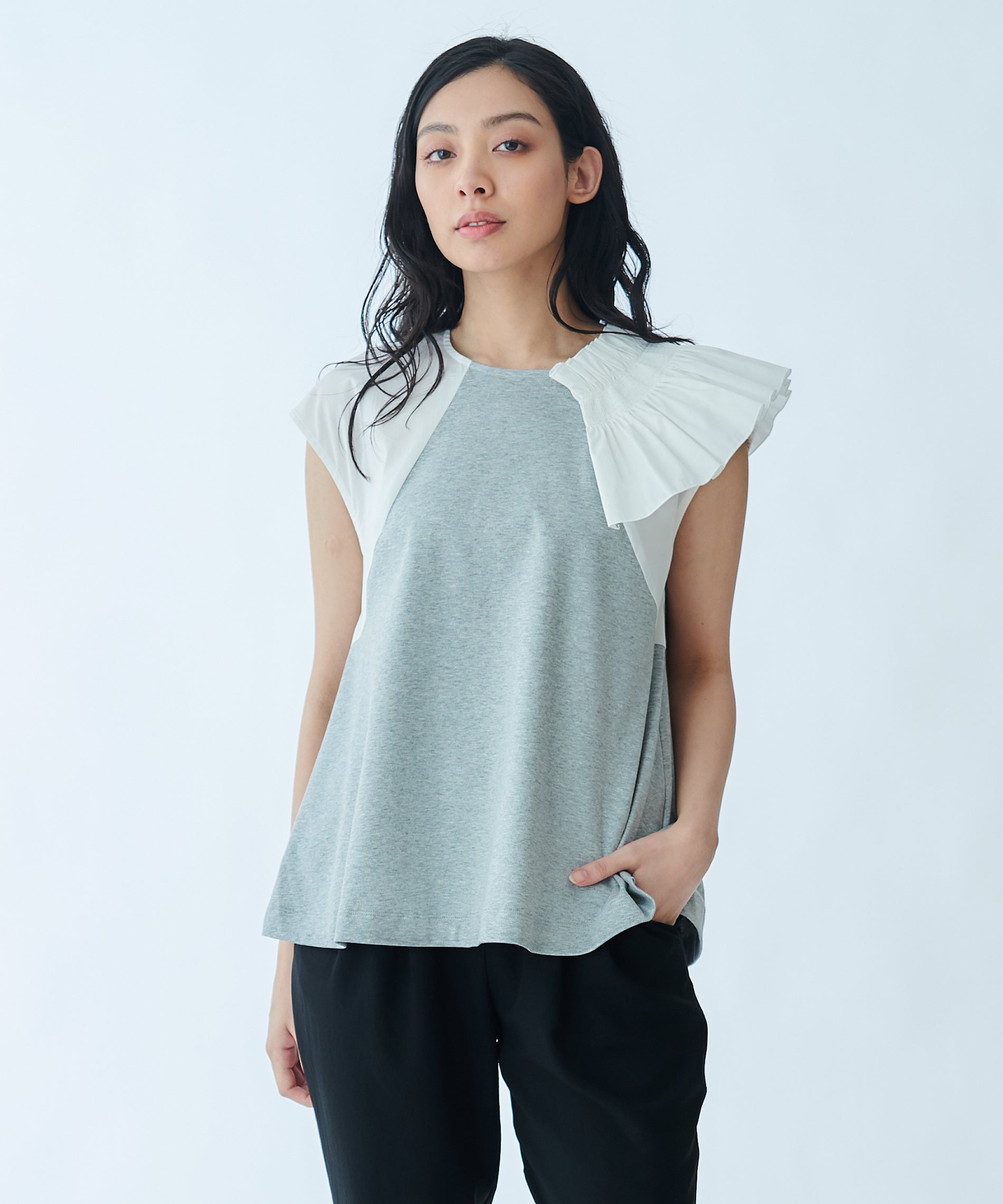 【オーダー】ぬい服　BON ダイスマ　アシンメトリー大橋さん アシンメトリードッキングプルオーバー – FACE SANS FARD