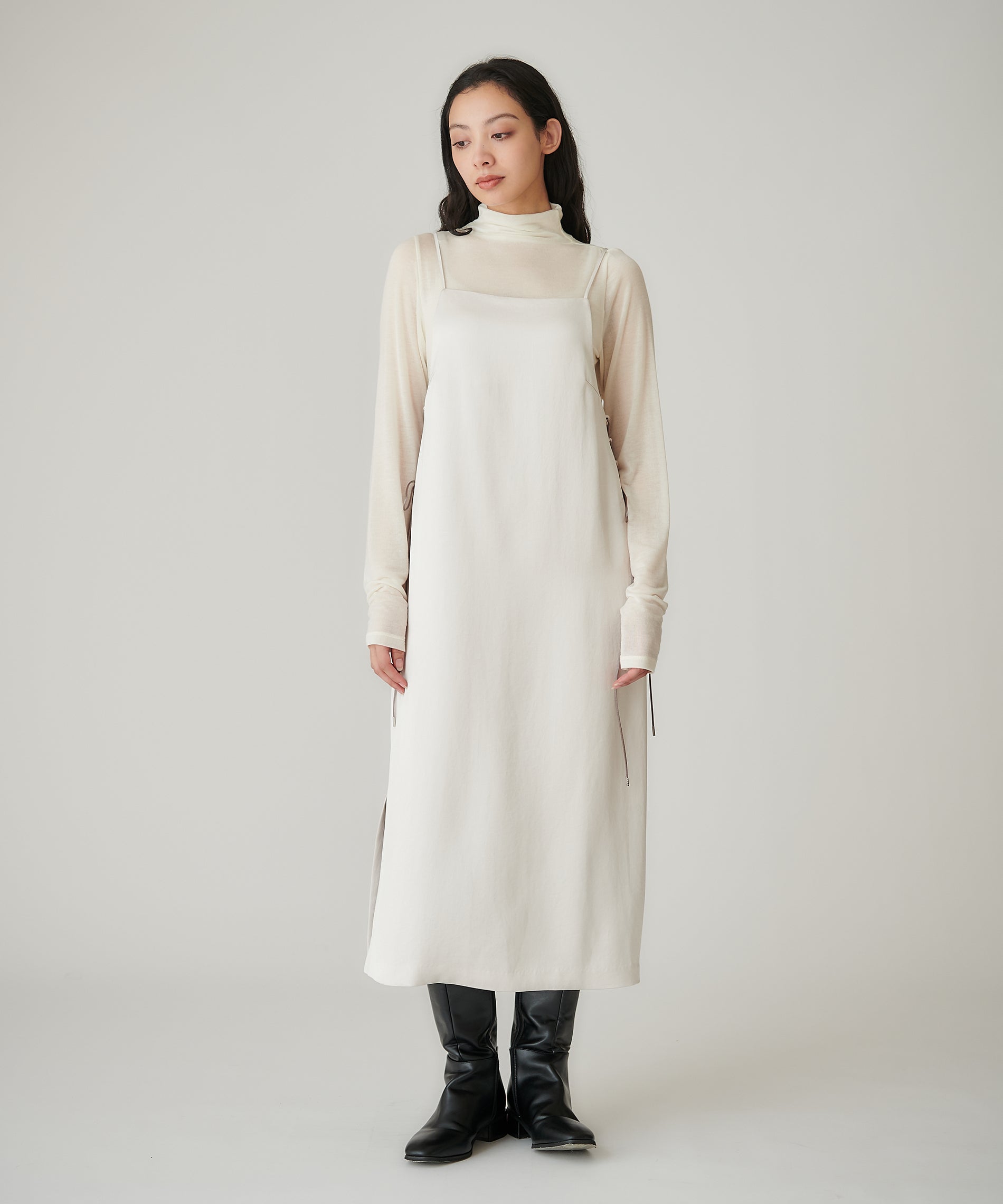カシミヤ混タートルネックカットソー – FACE SANS FARD