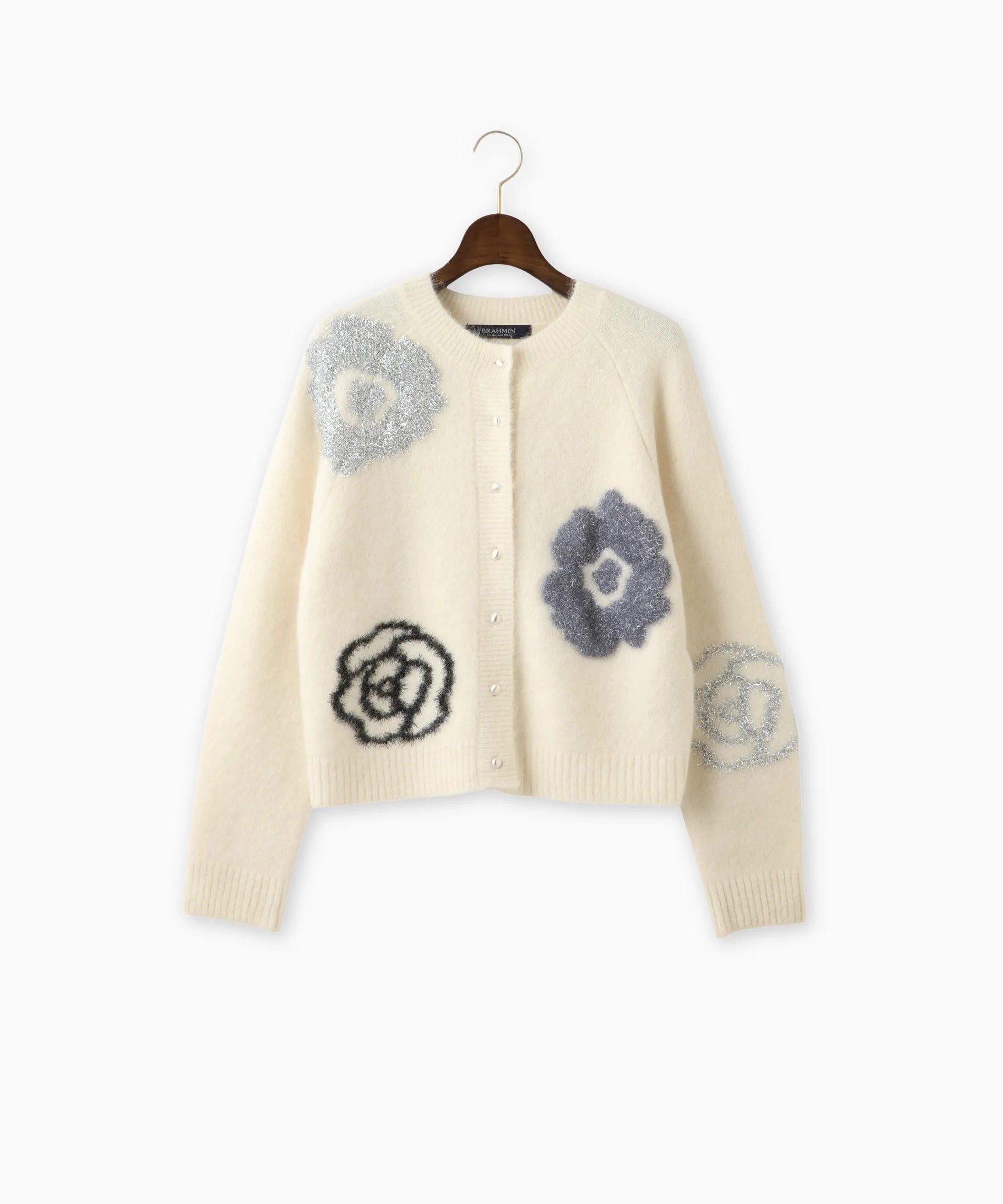 5Gダブルジャガードニットカーディガン – FACE SANS FARD