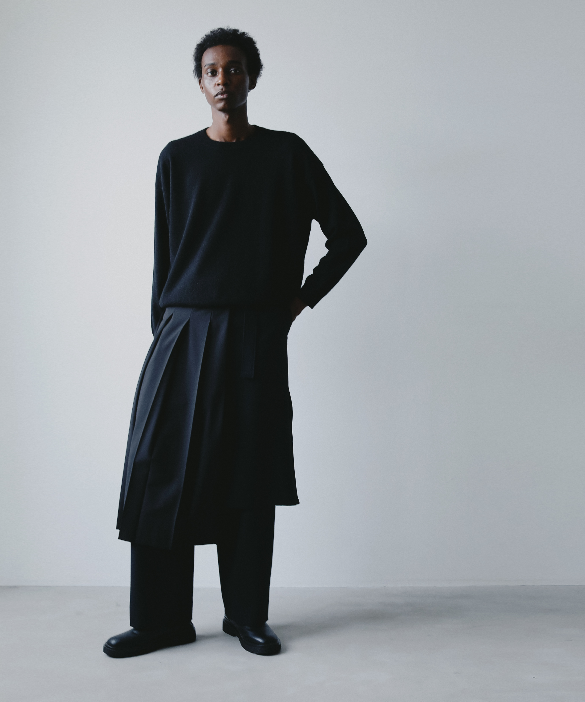 シンプルカシミヤニット – FACE SANS FARD