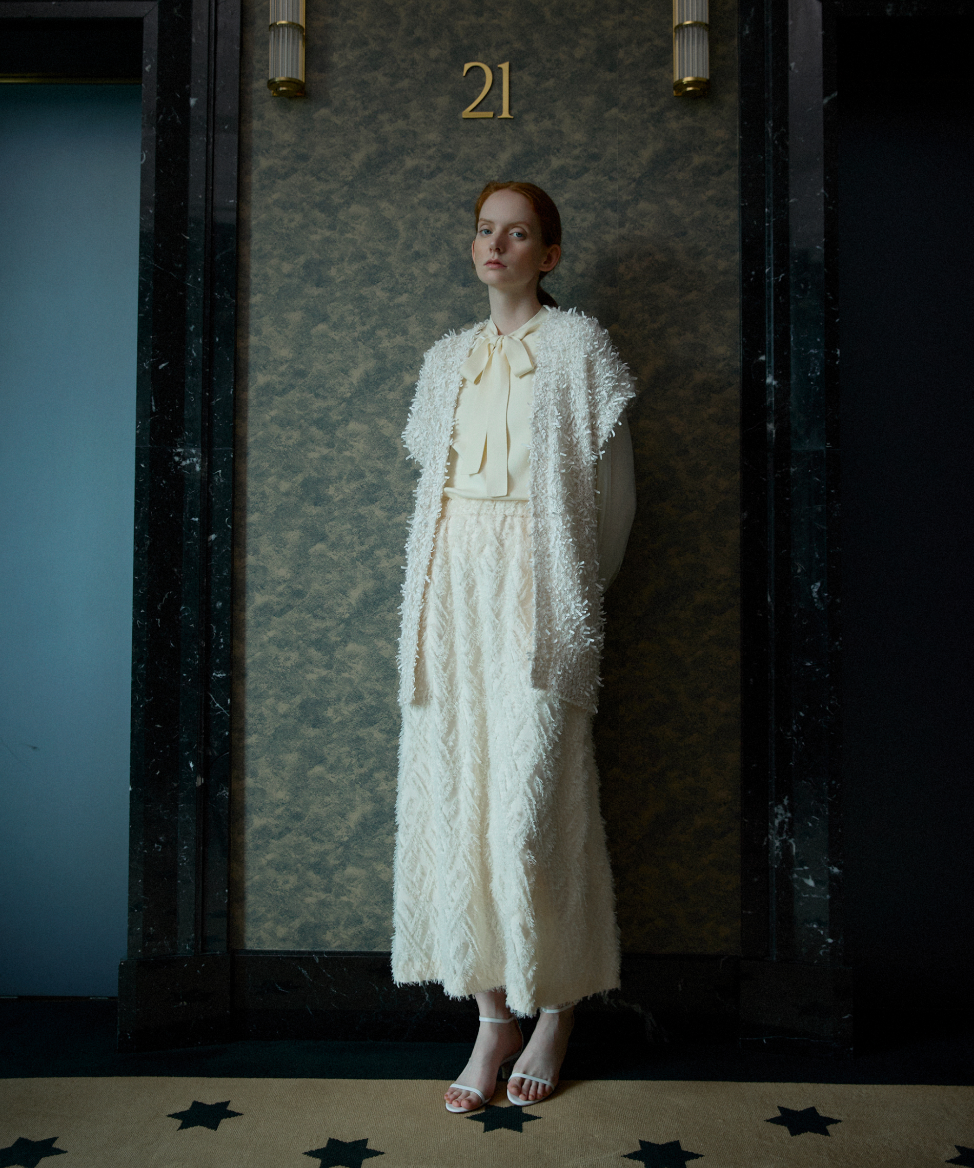 カットジャガードスカート – FACE SANS FARD