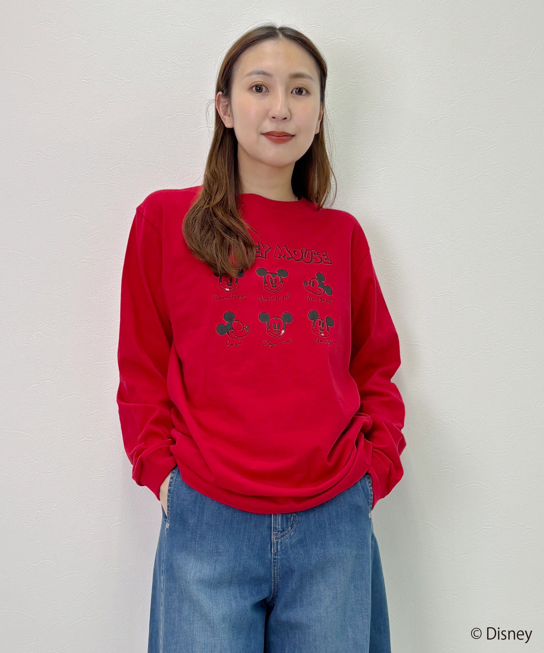 Disney（ディズニー）ミッキーデザインロンT – FACE SANS FARD