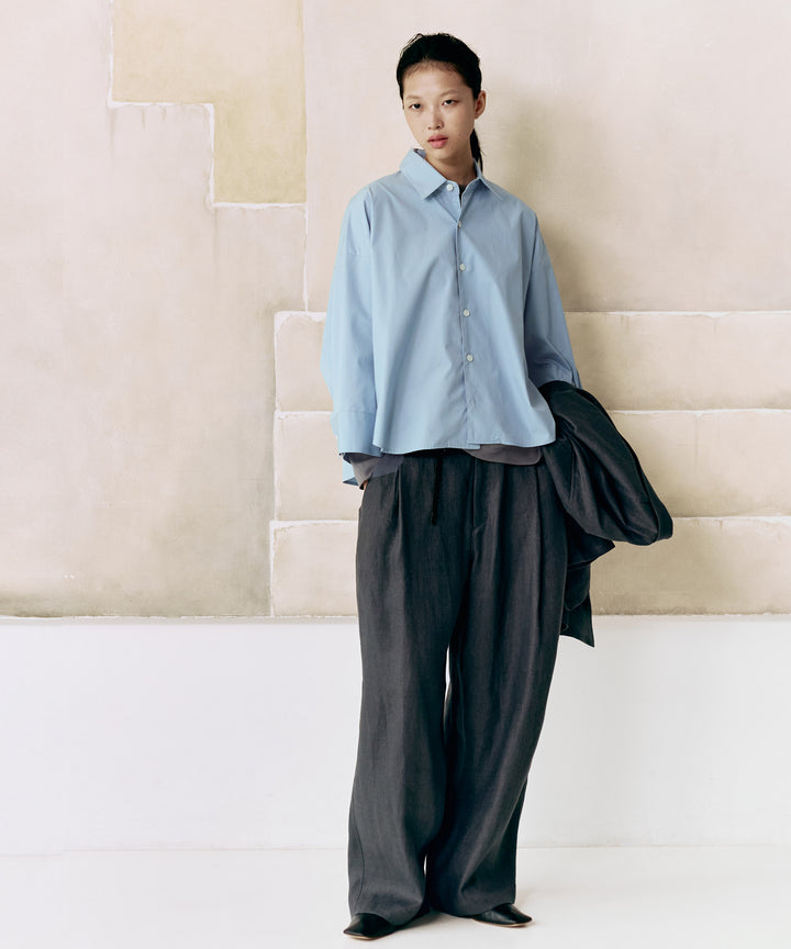 リネンワイドパンツ