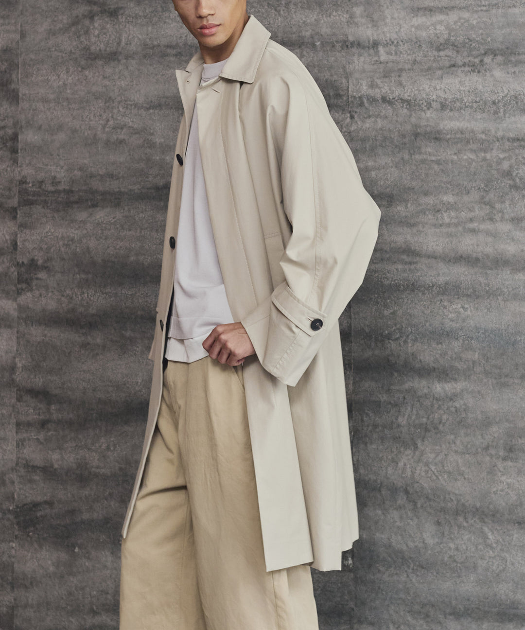 オーガニックコットンバレルパンツ