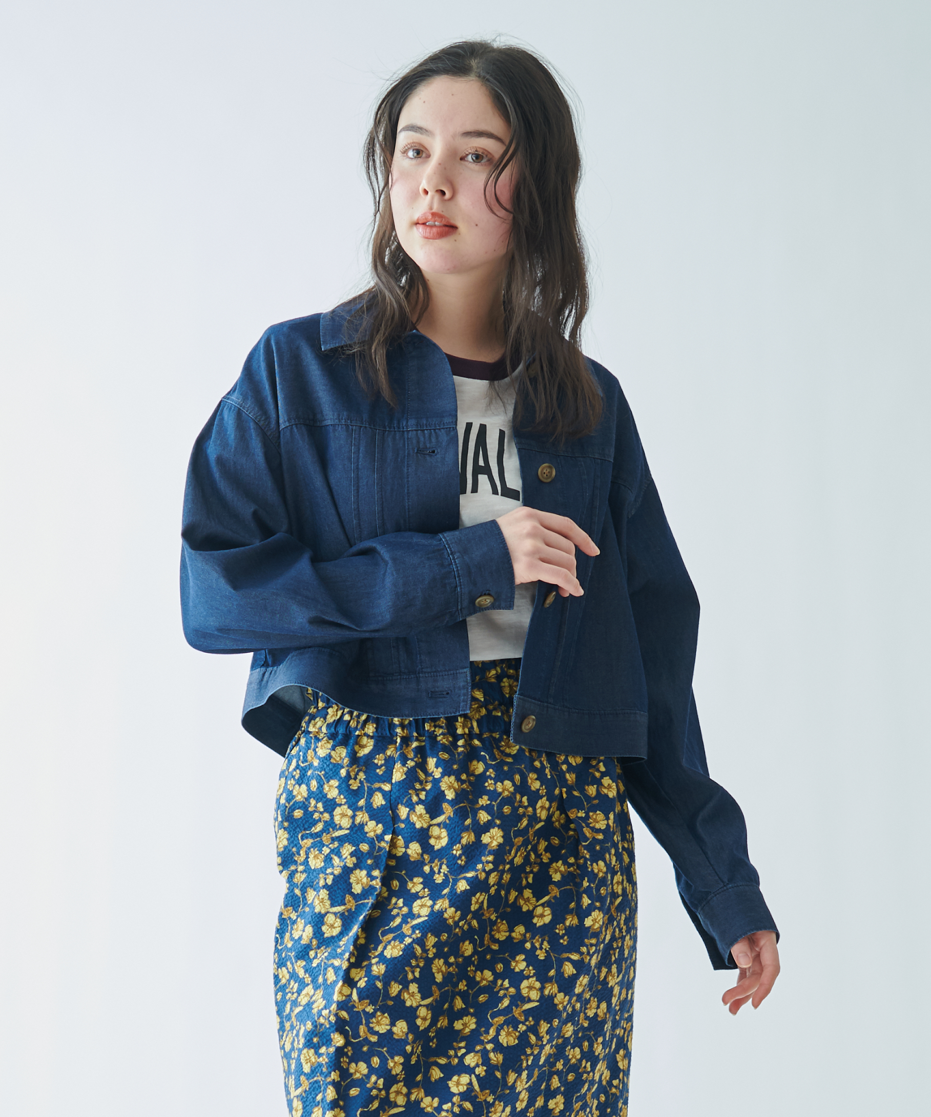 SARCASTIC DENIMサキャスティックデニムジャケット迷彩ブランケット