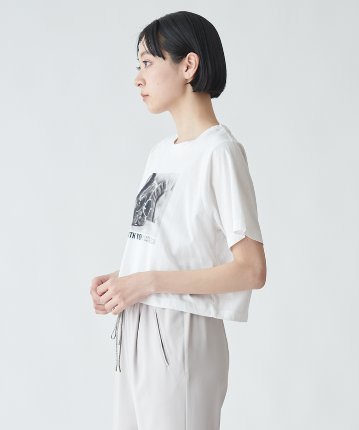 ショートプリントTシャツ