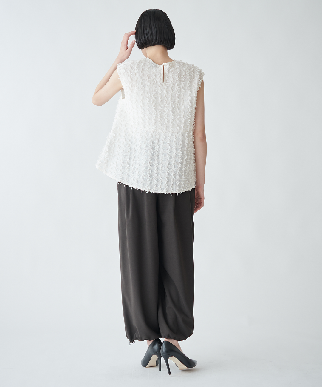 リネンライクパラシュートパンツ – FACE SANS FARD リネンライクパラシュートパンツ – FACE SANS FARD