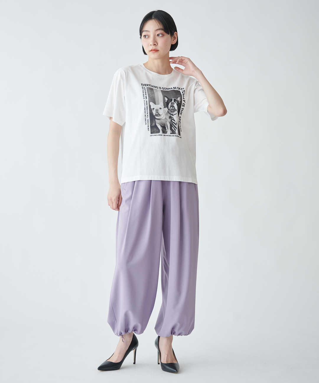 リネンライクパラシュートパンツ – FACE SANS FARD リネンライクパラシュートパンツ – FACE SANS FARD