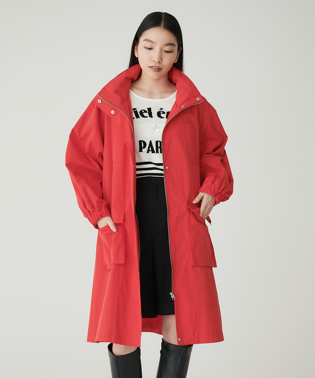 ビッグポケットロングコート – FACE SANS FARD ビッグポケットロングコート – FACE SANS FARD