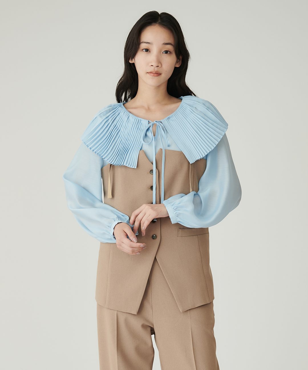 ビッグカラーブラウス – FACE SANS FARD ビッグカラーブラウス – FACE SANS FARD