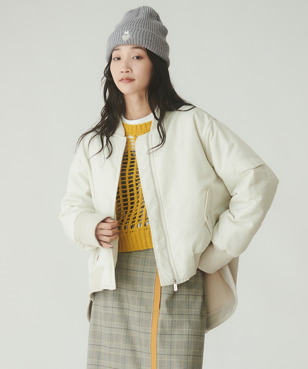 美品2020 SueUNDERCOVER MA-1 ドッキングナイロンブルゾン 美品2020 SueUNDERCOVER MA-1 ドッキングナイロンブルゾン