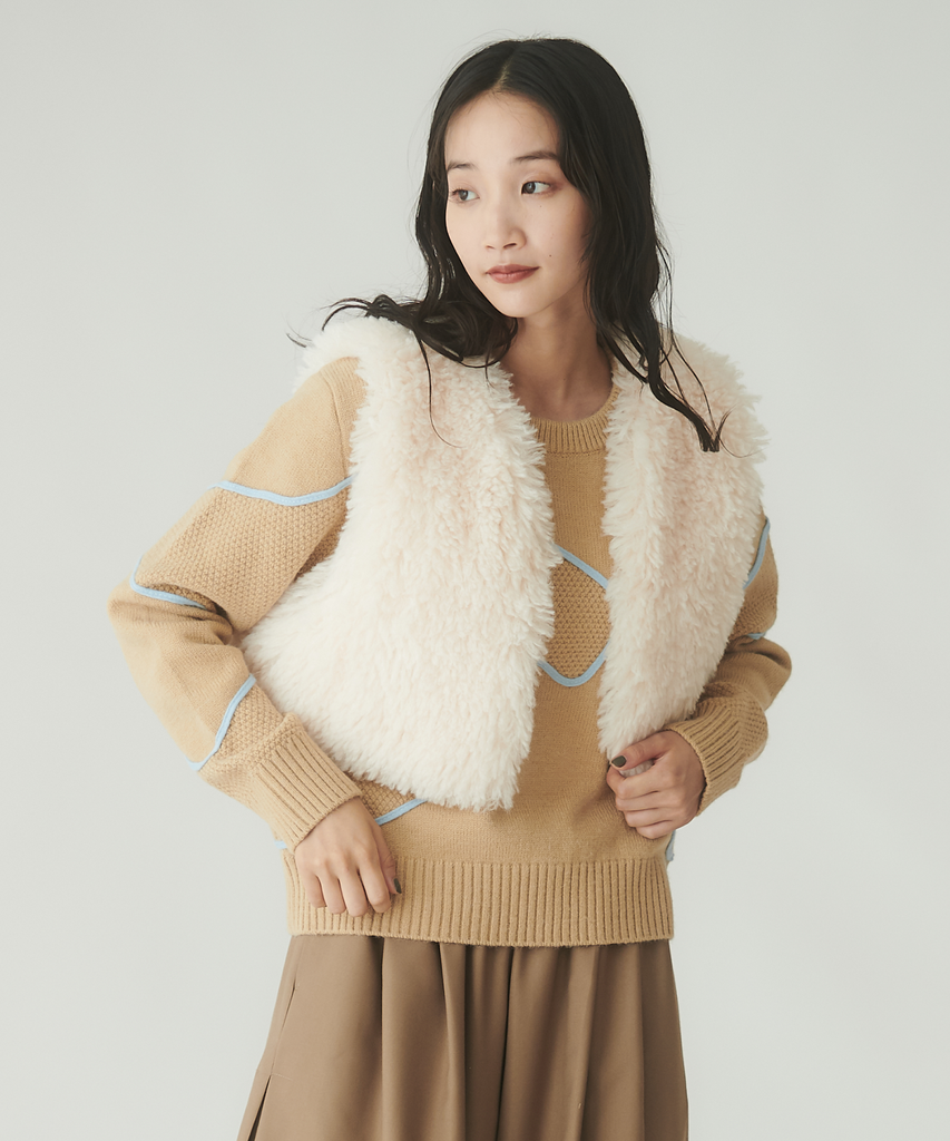 MHL.（エムエイチエル）の「TOUGH WOOL RIB（ベスト）」 - WEAR