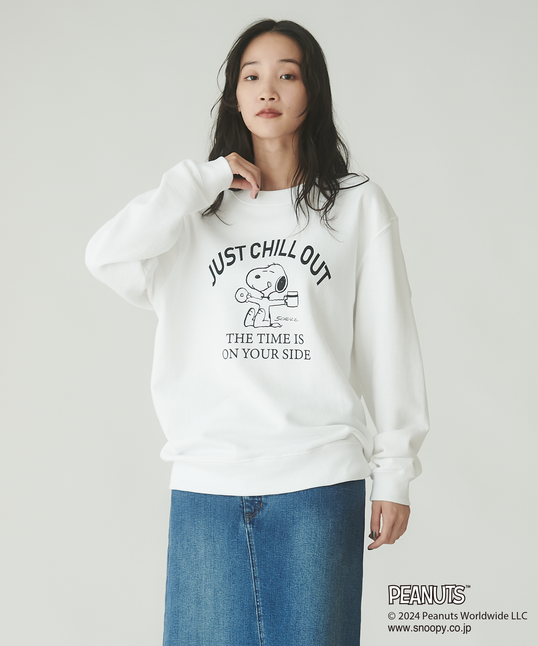PEANUTS(SNOOPY)プリントスウェット – FACE SANS FARD PEANUTS(SNOOPY)プリントスウェット – FACE SANS FARD
