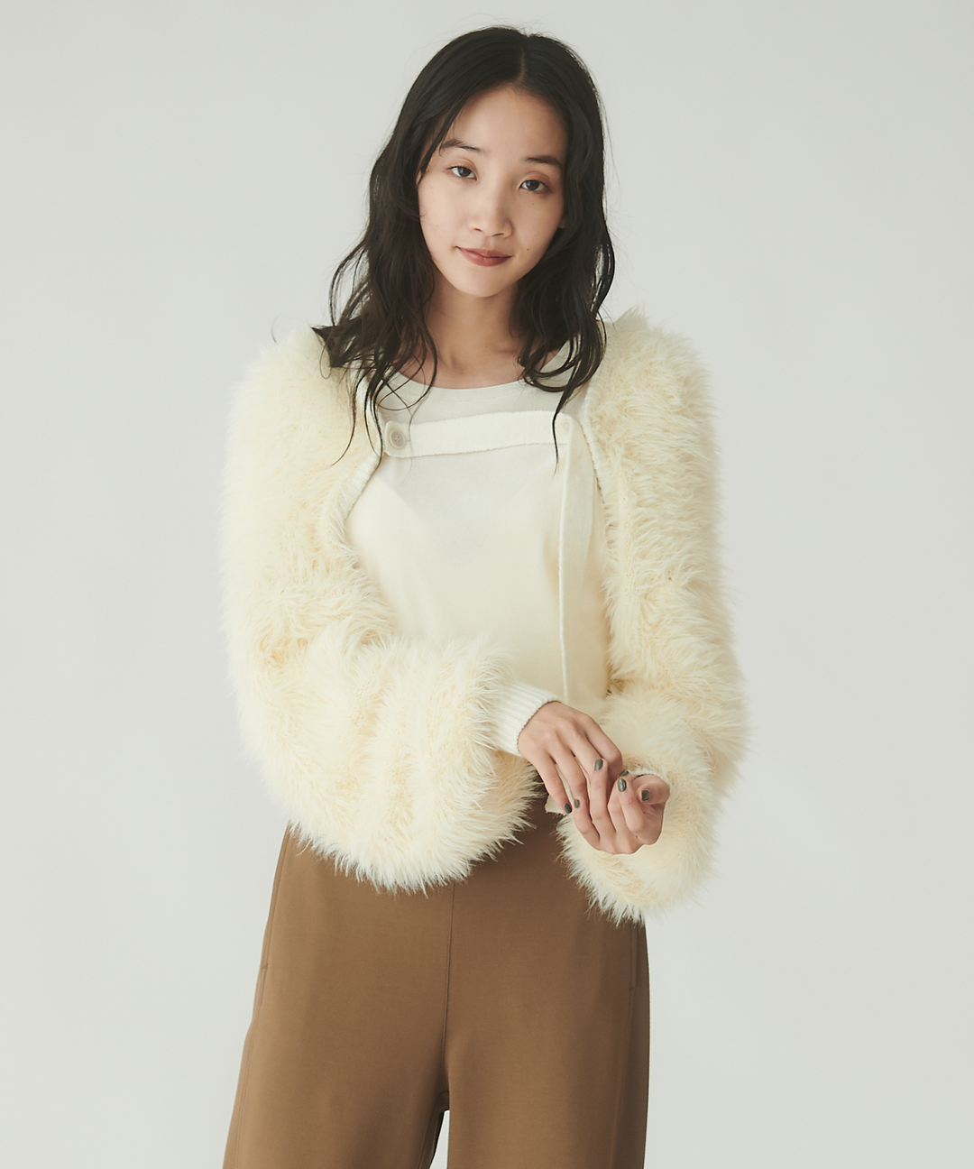 フェザーヤーンボレロ – FACE SANS FARD フェザーヤーンボレロ – FACE SANS FARD