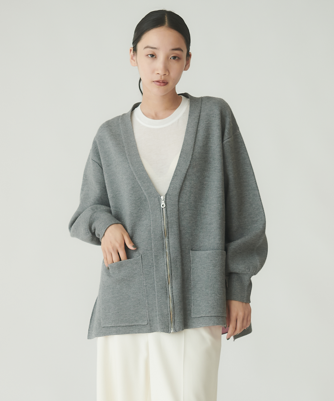 12Gレーヨンストレッチカーディガン – FACE SANS FARD 12Gレーヨンストレッチカーディガン – FACE SANS FARD