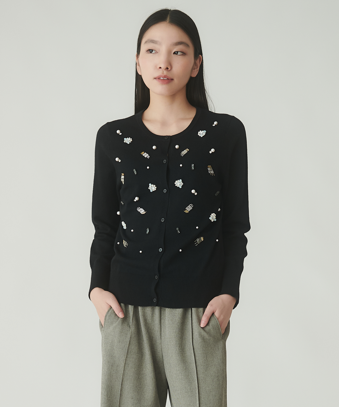 ビジューニットカーディガン – FACE SANS FARD ビジューニットカーディガン – FACE SANS FARD