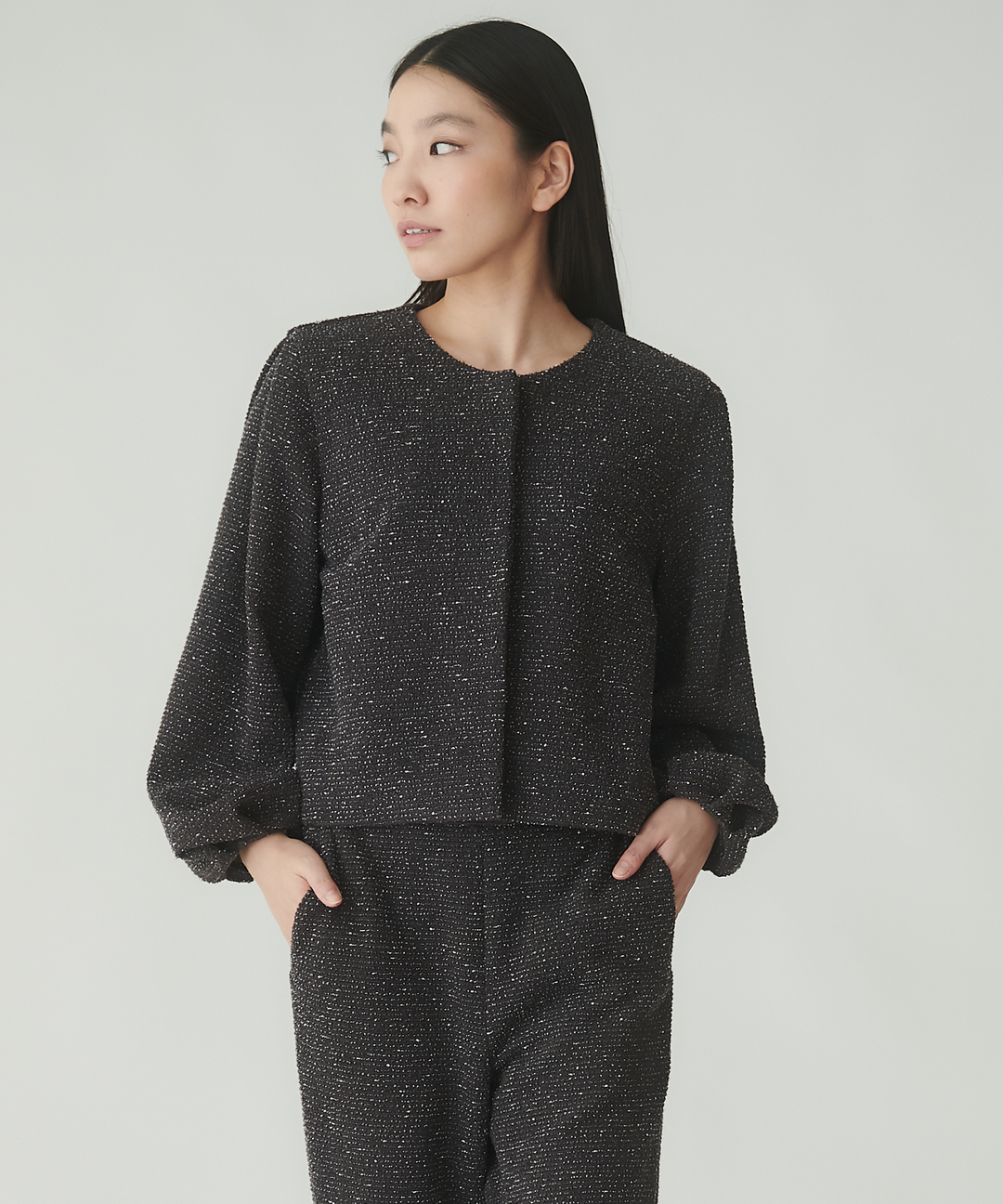 タックスリーブジャケット – FACE SANS FARD タックスリーブジャケット – FACE SANS FARD