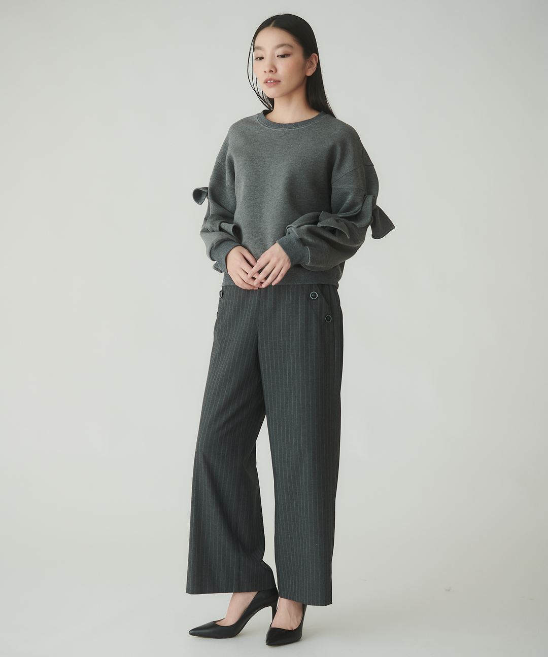 ストライプワイドパンツ – FACE SANS FARD ストライプワイドパンツ – FACE SANS FARD