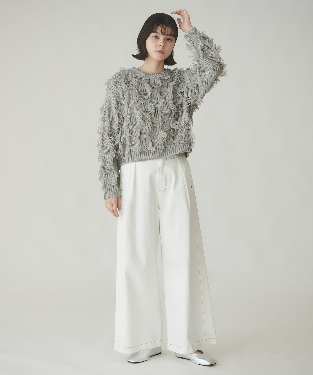 【BERSHKA】日本未入荷★タッセル付きフリンジモカシン フリンジニット – FACE SANS FARD