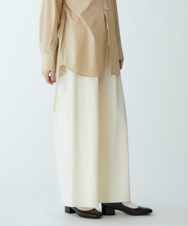 タックワイドシルエットパンツ