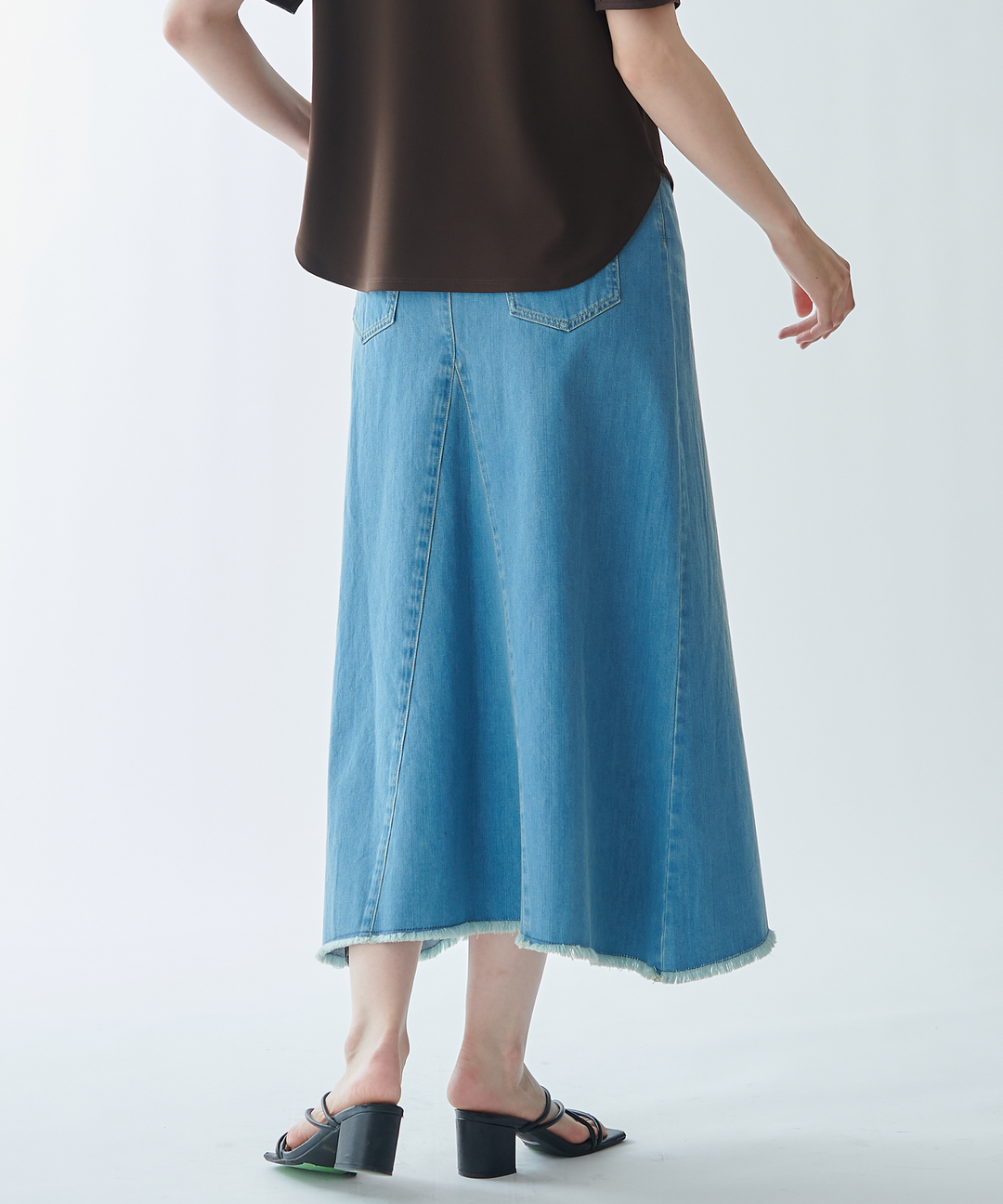 Aラインデニムスカート – FACE SANS FARD Aラインデニムスカート – FACE SANS FARD