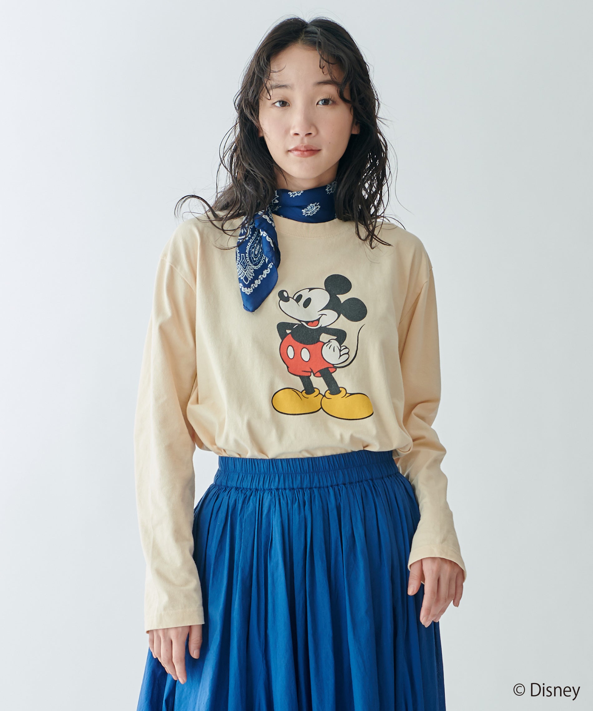 Disney（ディズニー）ミッキー/ロングスリーブTシャツ – FACE SANS FARD