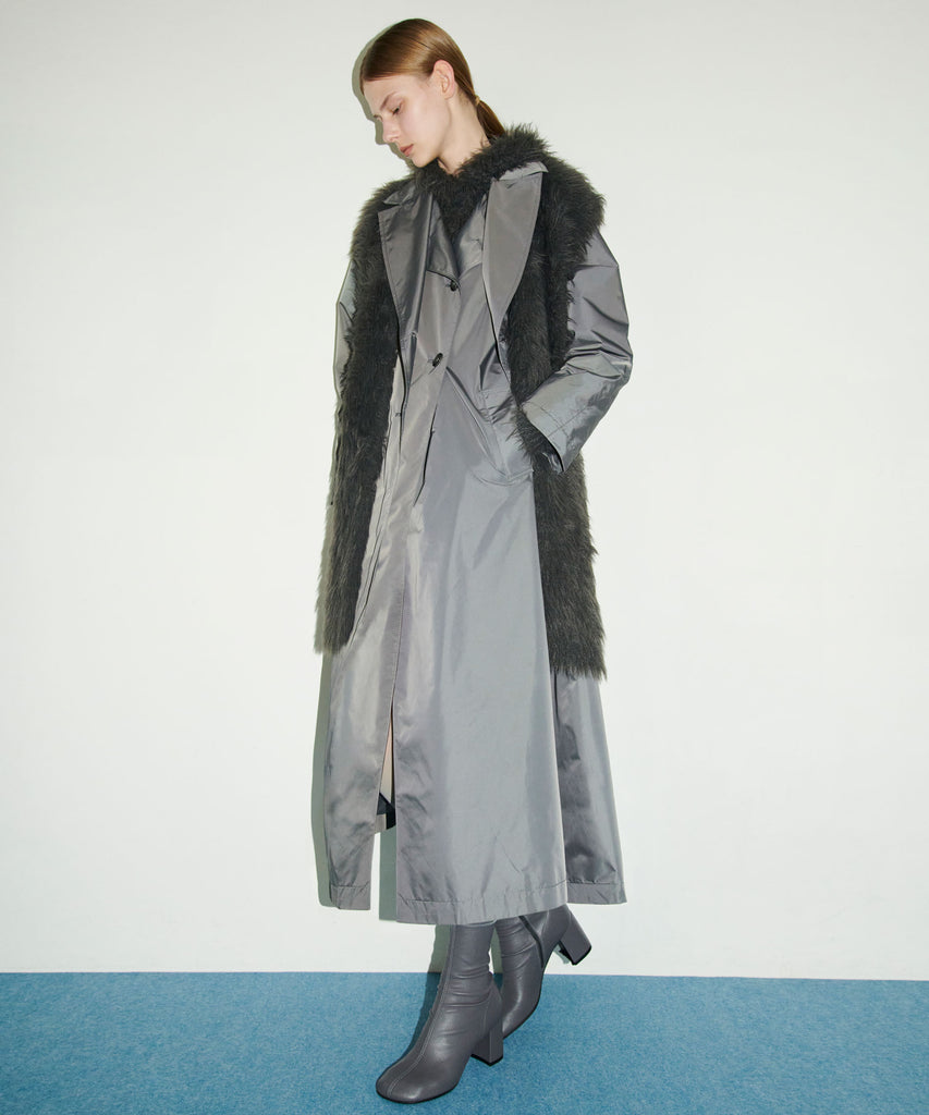 3wayノーカラーコート – FACE SANS FARD