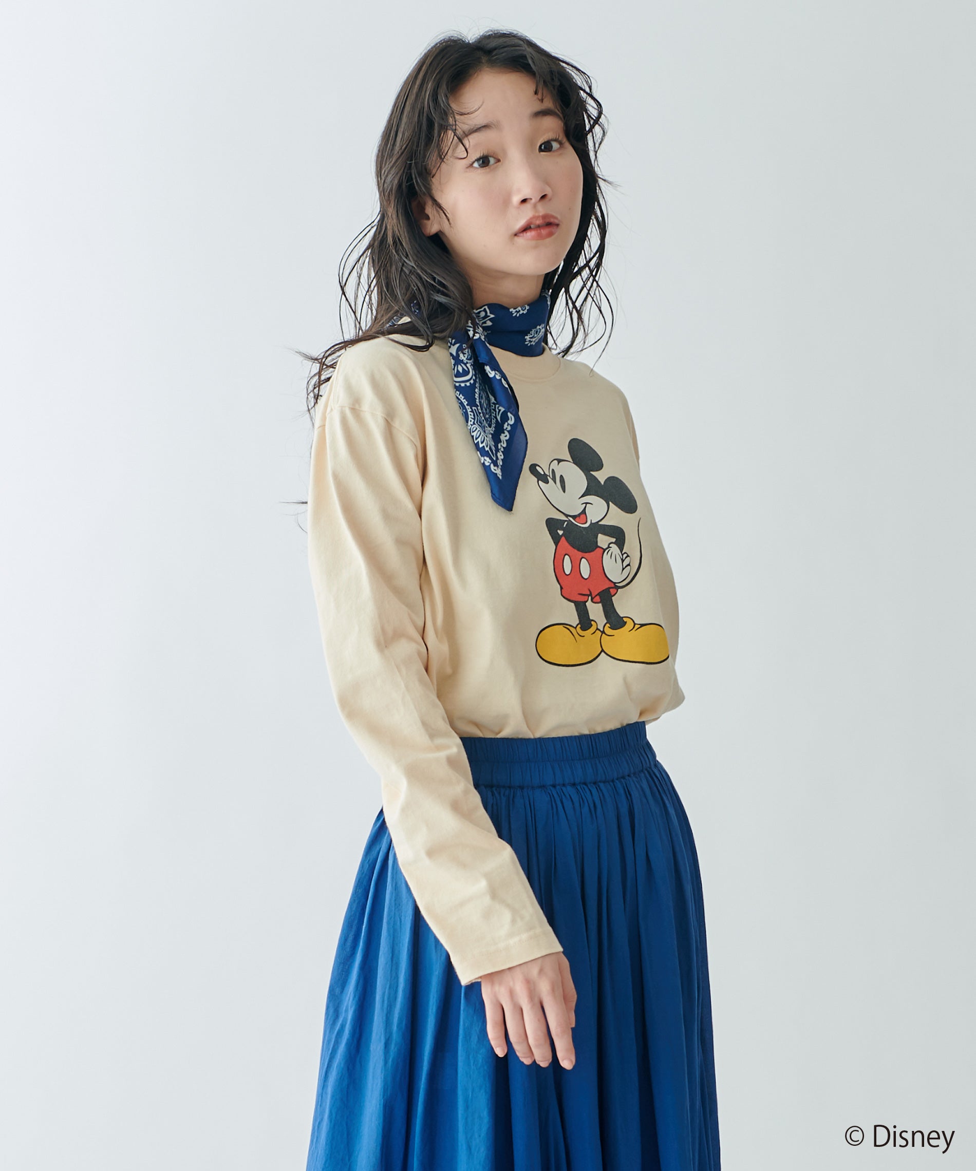 Disney（ディズニー）ミッキー/ロングスリーブTシャツ – FACE