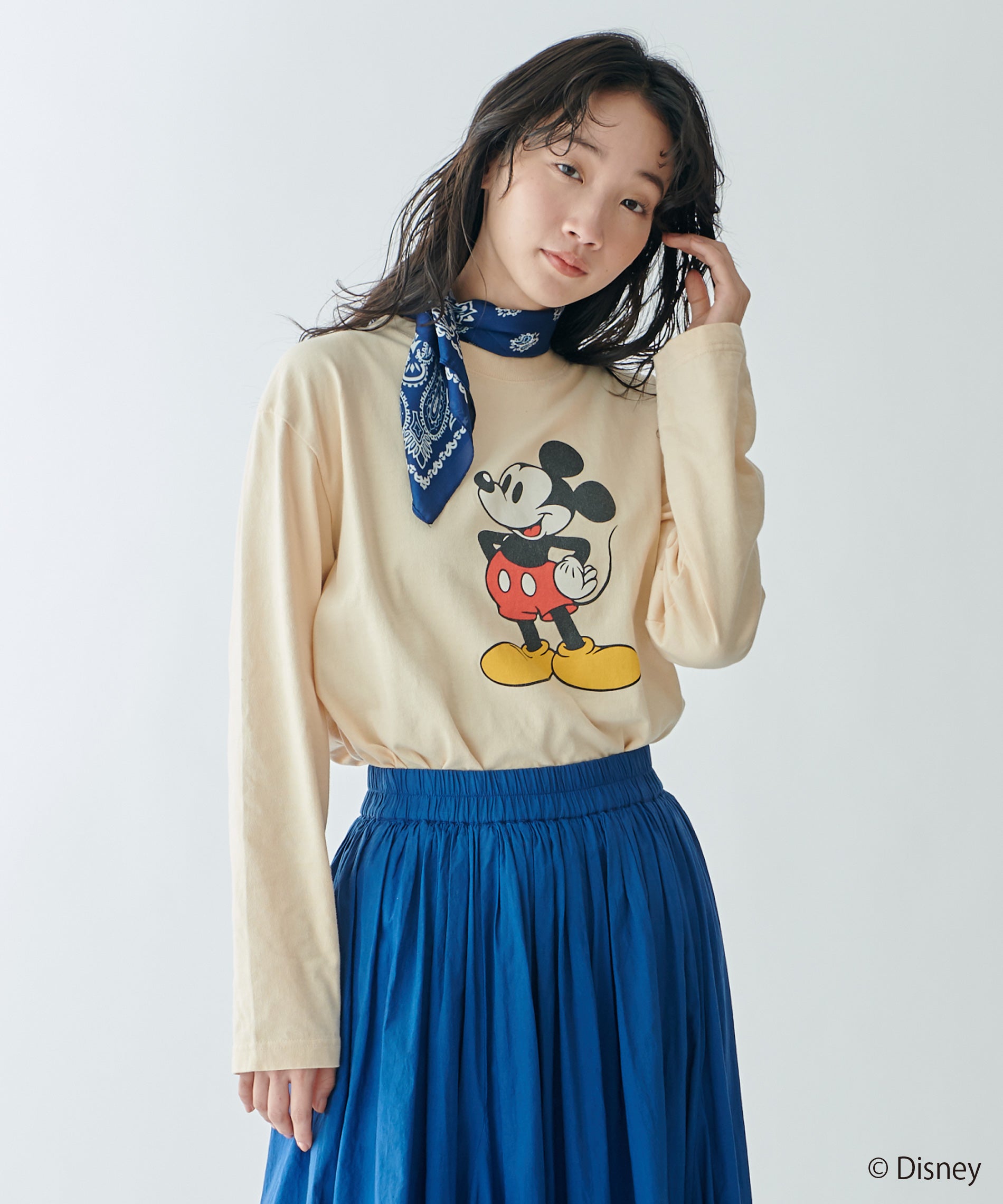 Disney（ディズニー）ミッキー/ロングスリーブTシャツ – FACE SANS FARD