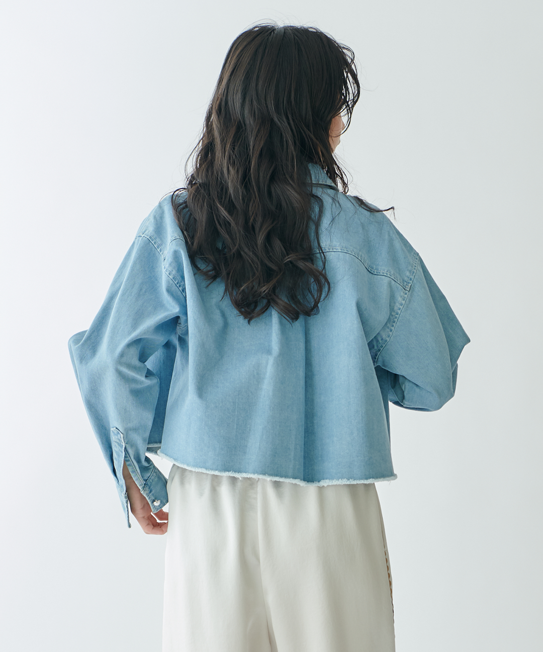 ショートデニムシャツ – FACE SANS FARD ショートデニムシャツ – FACE SANS FARD