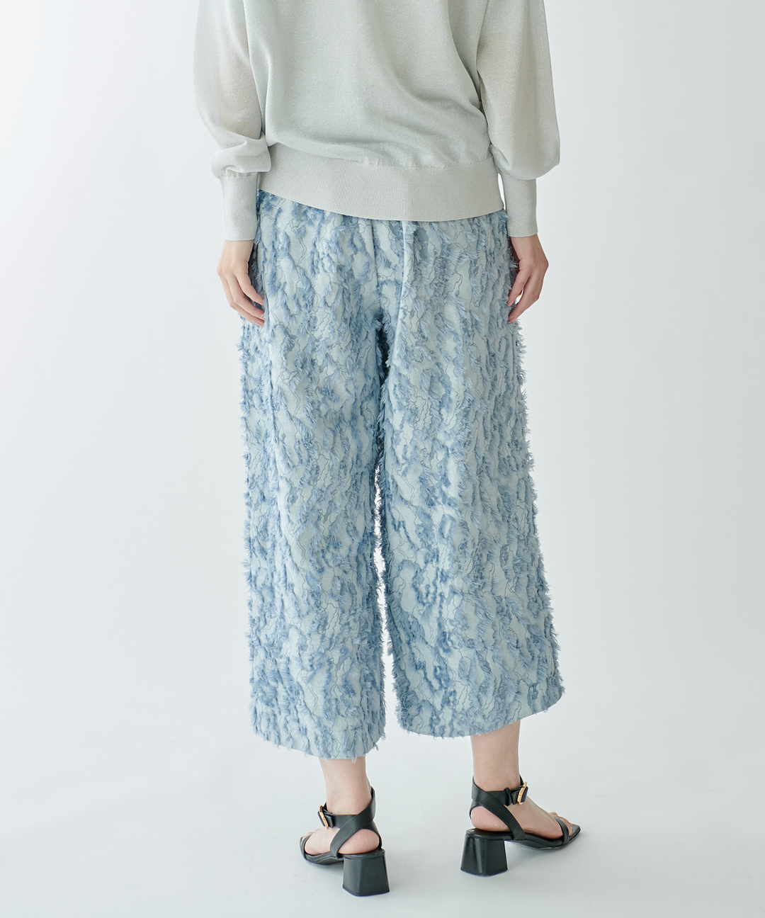カットジャガードワイドパンツ – FACE SANS FARD カットジャガードワイドパンツ – FACE SANS FARD