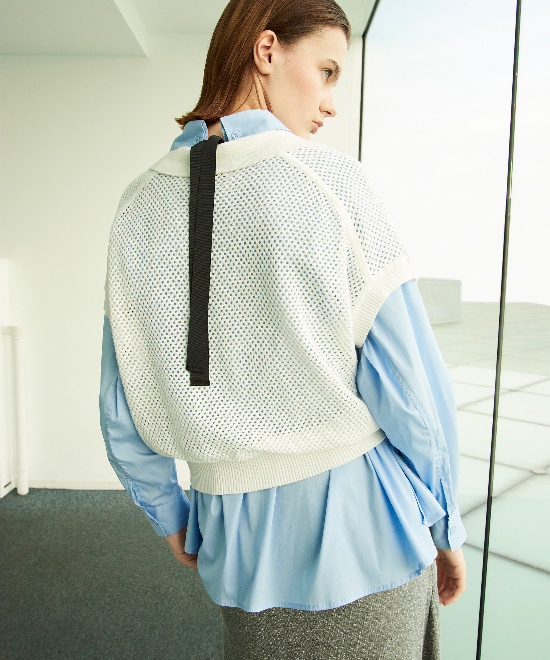 12Gメッシュ編みポロニット – FACE SANS FARD