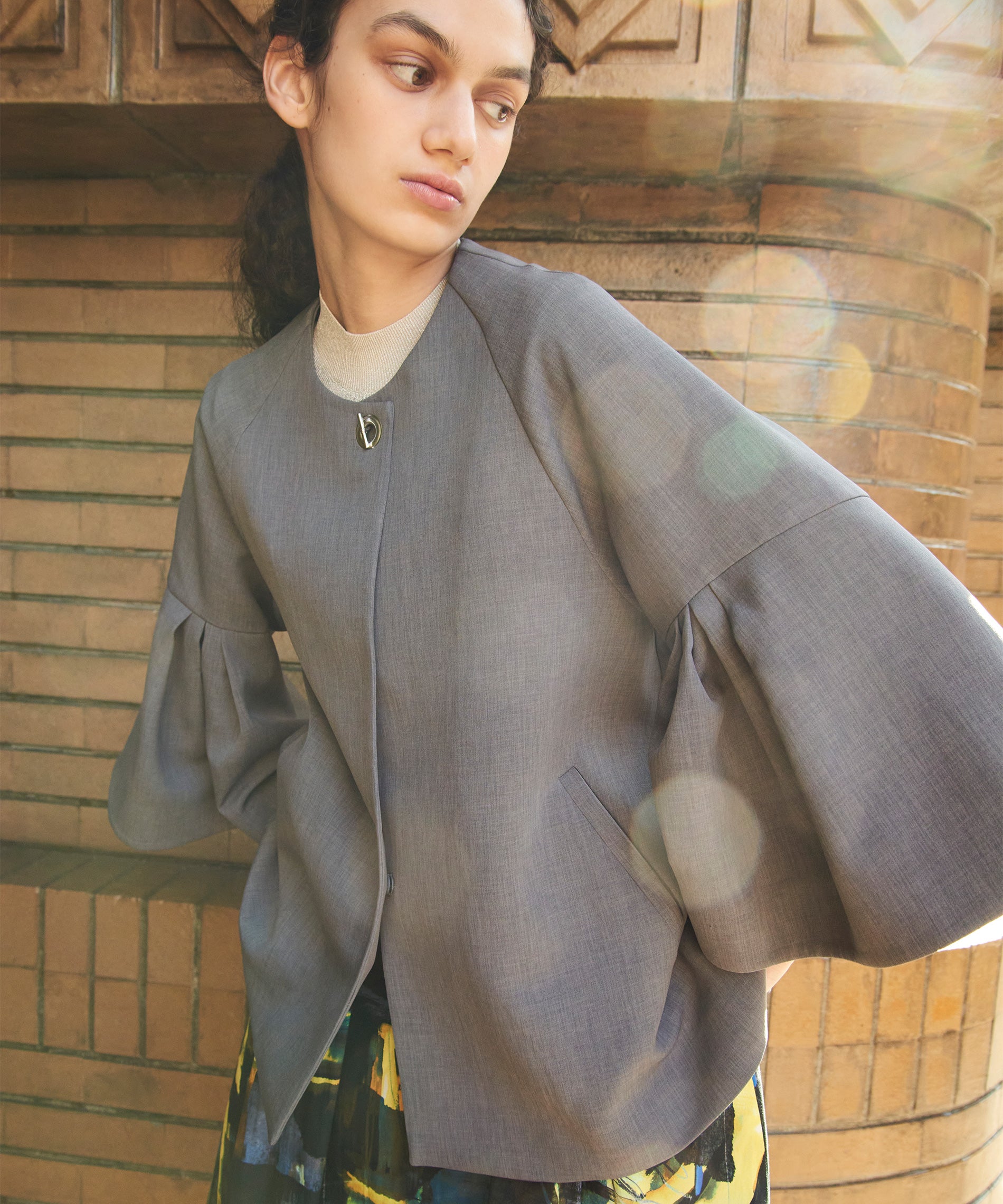 リネンライクダブルクロスコート – FACE SANS FARD