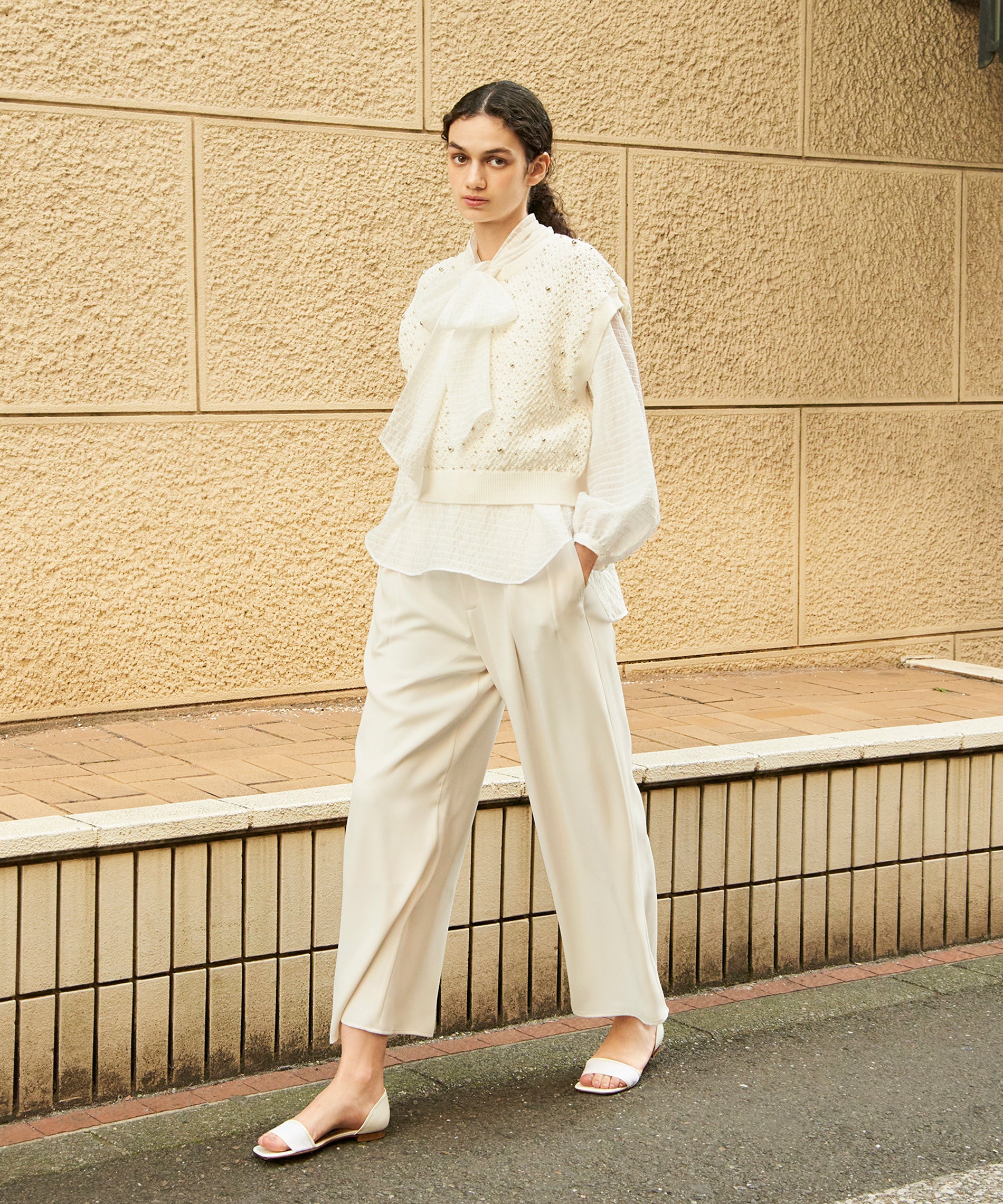 メタルパーツメッシュニット – FACE SANS FARD