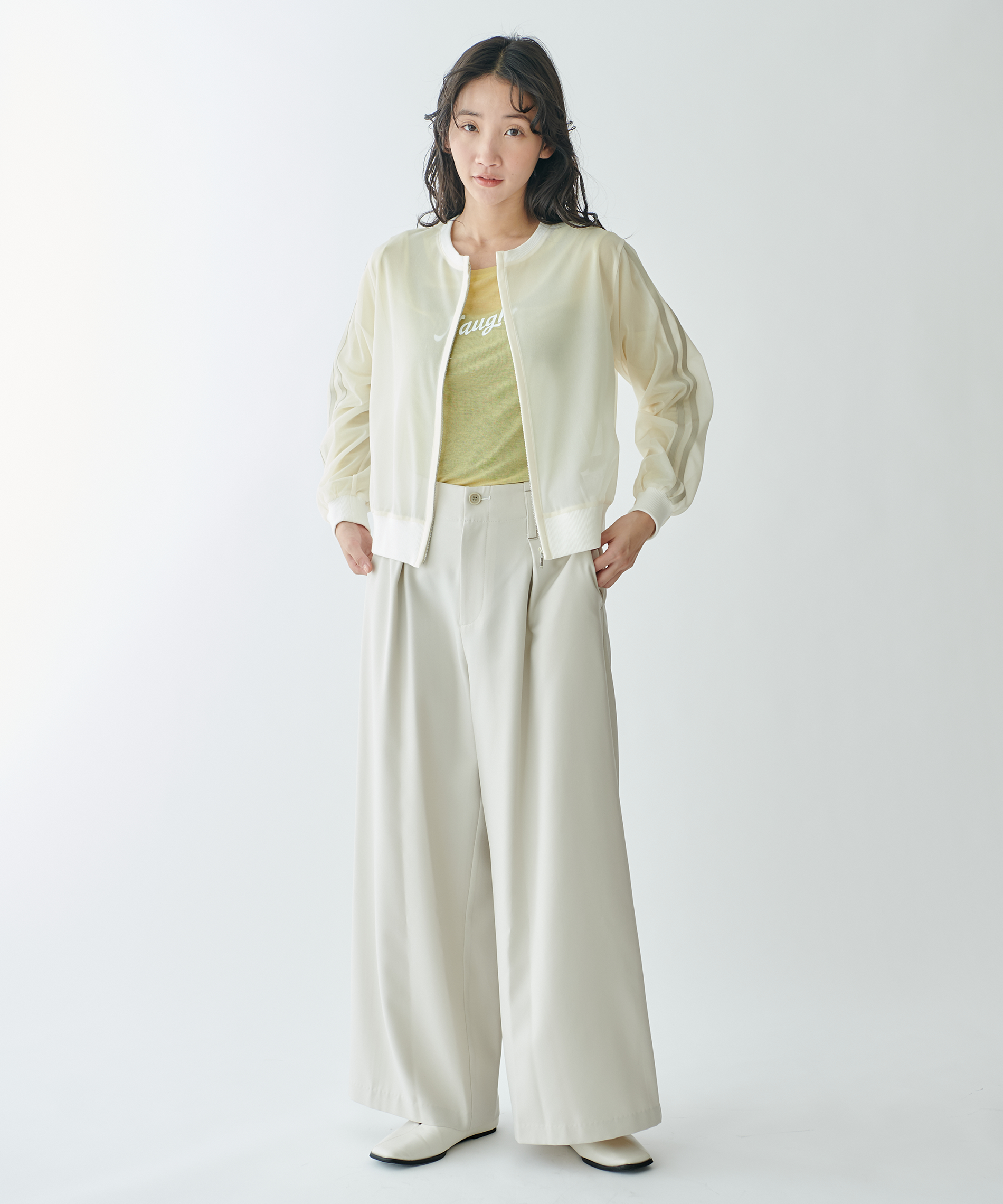 maison de Dolce. メゾンドドルチェ　オーガンジーブルゾン maison de Dolce. オーガンジーブルゾン メゾンドドルチェ