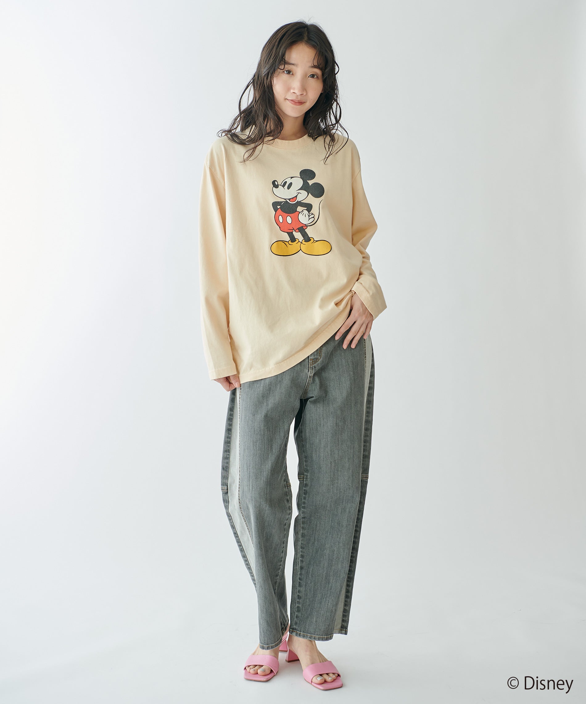 Disney（ディズニー）ミッキー/ロングスリーブTシャツ – FACE