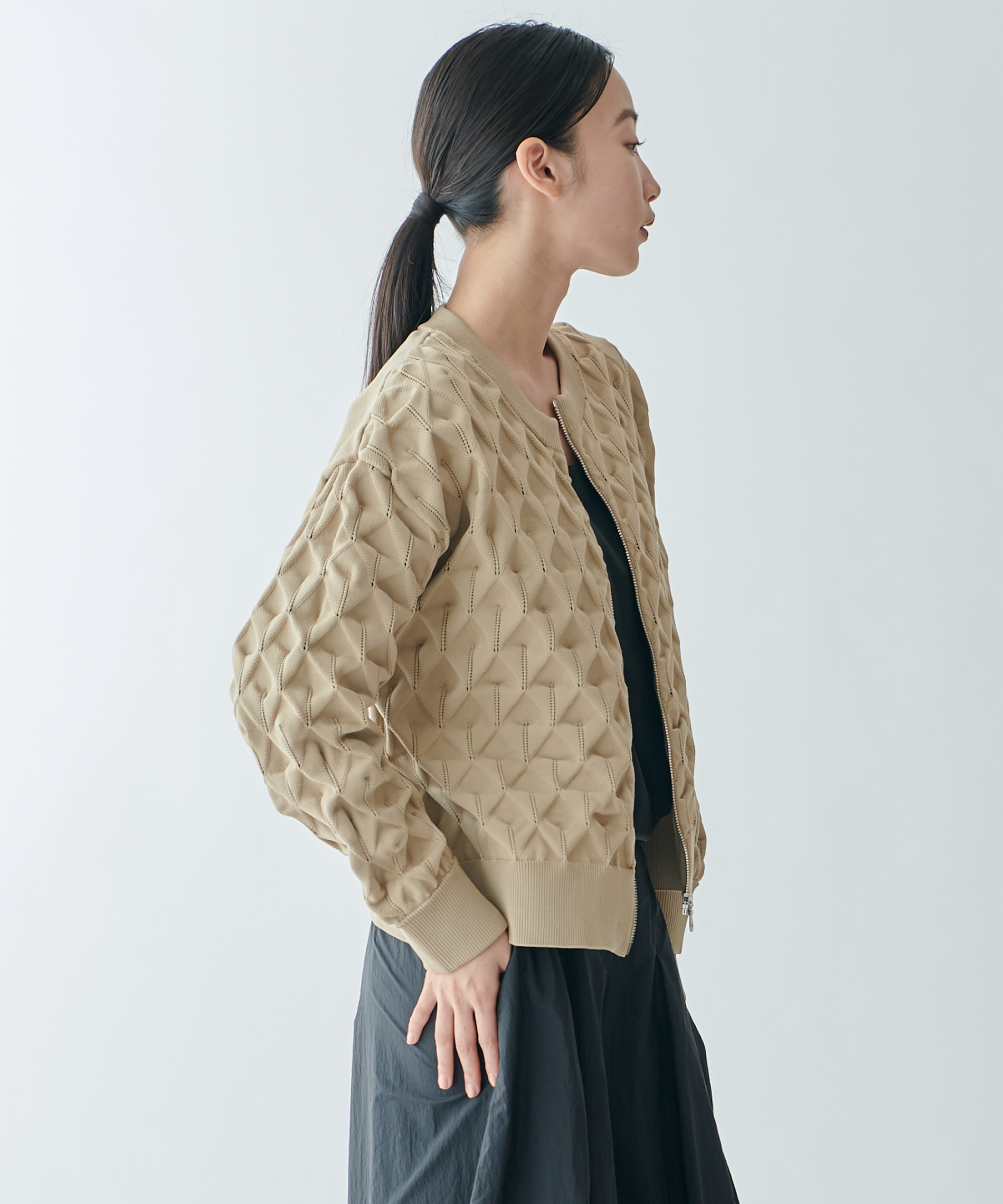 crycry哭哭楽園 猫とスイセンの草原柄 シアーメッシュ長袖UVトップスy2k crycry哭哭楽園 猫とスイセンの草原柄 シアーメッシュ長袖UVトップスy2k