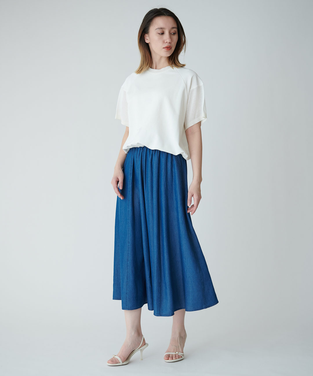 セルロースデニムスカート – FACE SANS FARD セルロースデニムスカート – FACE SANS FARD